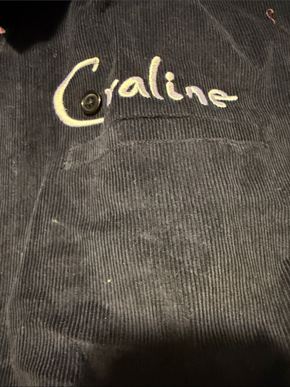 Coraline Embroidered Icons Chore Jacket - BoxLunch Exclusive - Picture 4 of 6